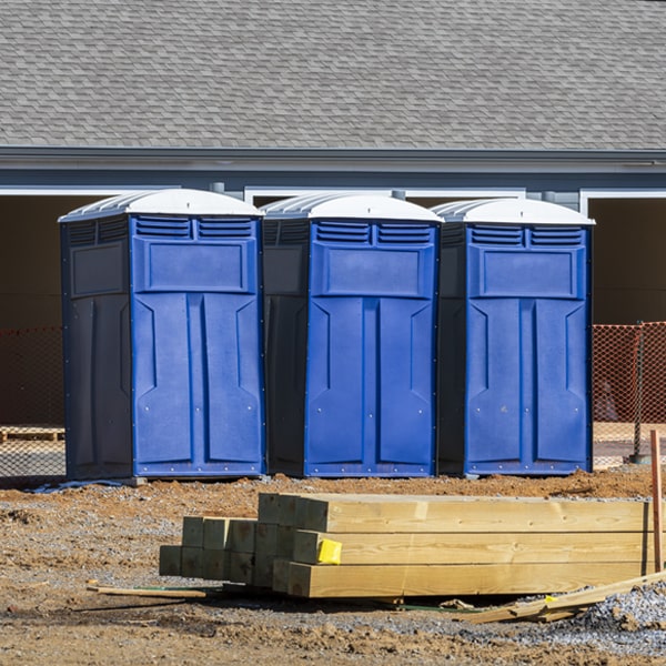 how do i determine the correct number of porta potties necessary for my event in Mill Creek